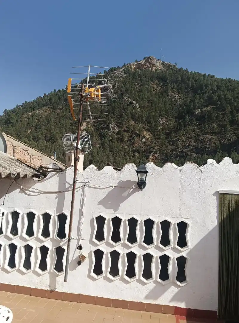 Vista exterior de Casa adosada en venta en Bogarra con Aire acondicionado, Calefacción y Terraza