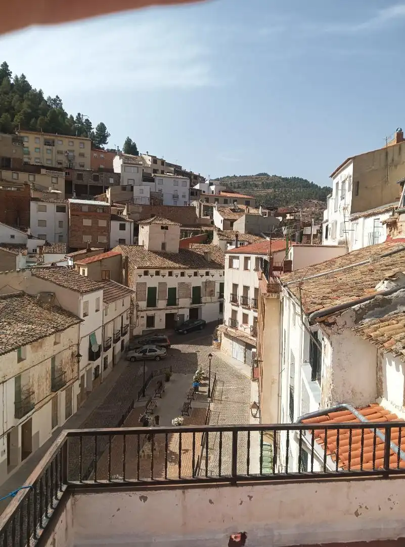 Vista exterior de Casa adosada en venta en Bogarra con Aire acondicionado, Calefacción y Terraza