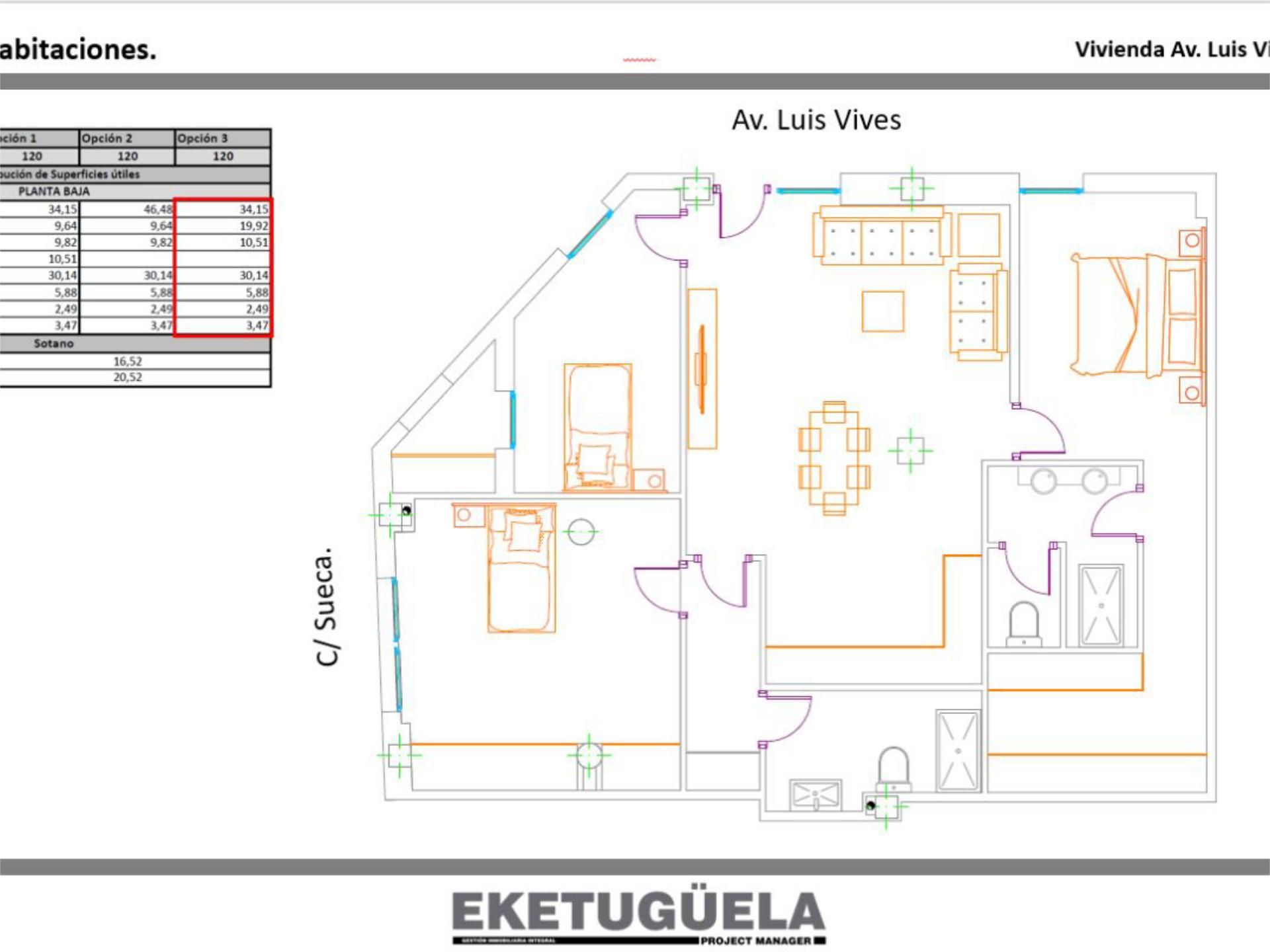 Flat for sale in Silla  with Air Conditioner