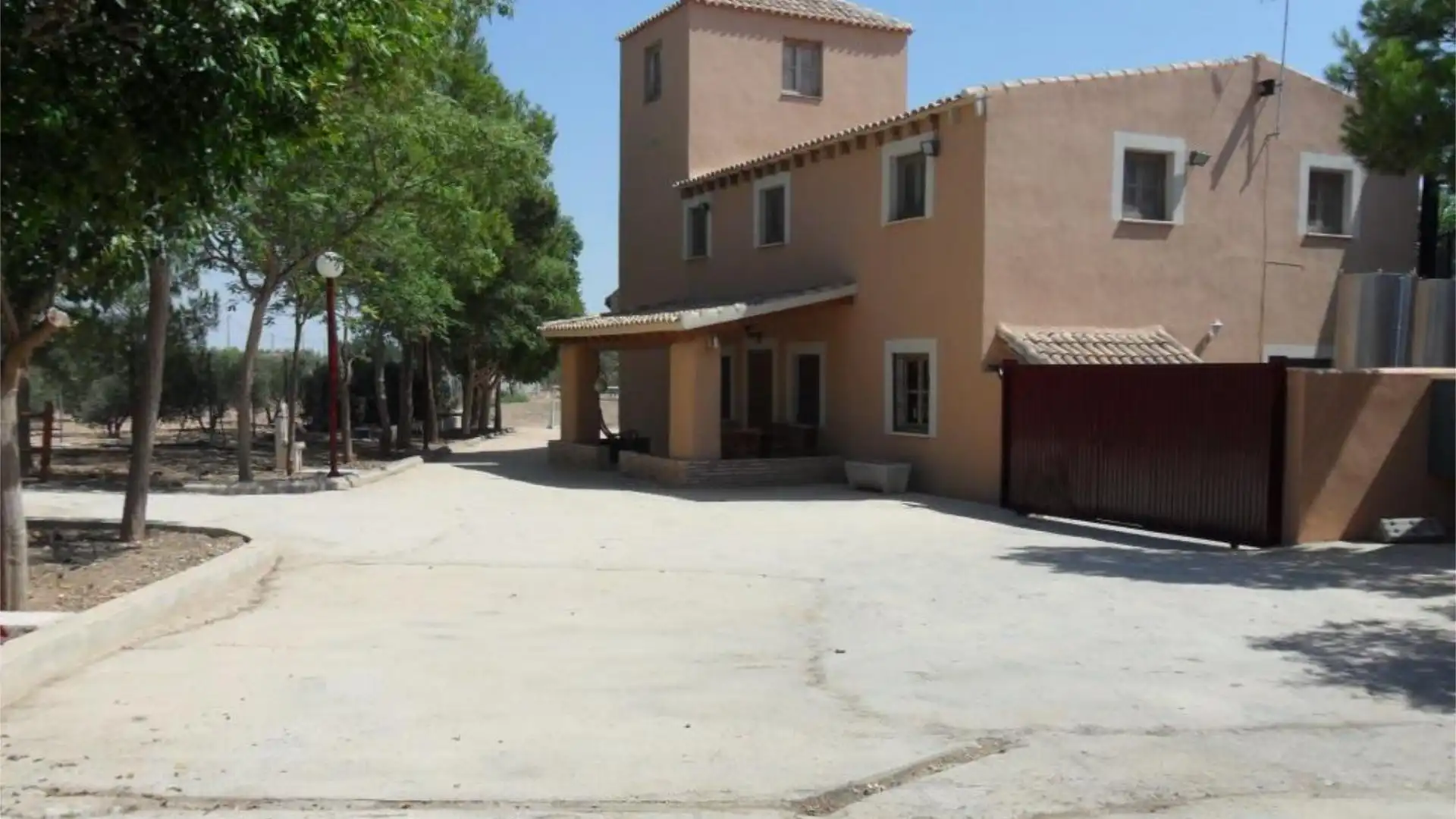 Vista exterior de Casa o chalet en venta en Fuente Álamo de Murcia con Aire acondicionado, Terraza y Piscina