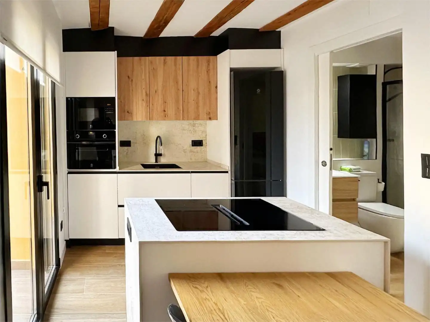 Piso en venta en Centre - Zona Alta Cocina de Piso en venta en Alcoy / Alcoi con Aire acondicionado, Calefacción y Parquet