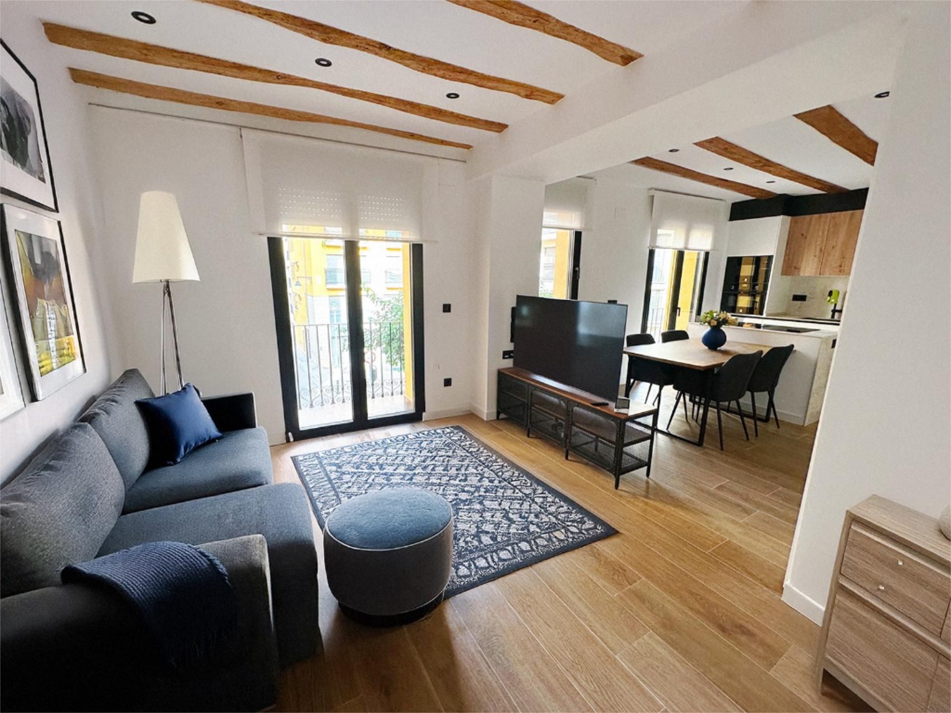 Sala d'estar de Pis en venda en Alcoy / Alcoi amb Aire condicionat, Calefacció i Parquet