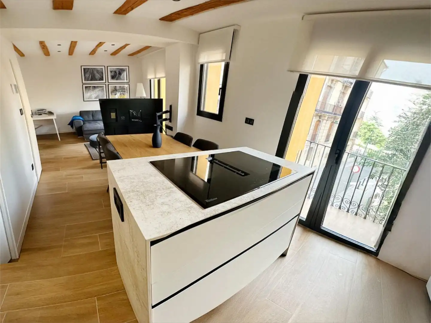 Piso en venta en Centre - Zona Alta Cocina de Piso en venta en Alcoy / Alcoi con Aire acondicionado, Calefacción y Parquet