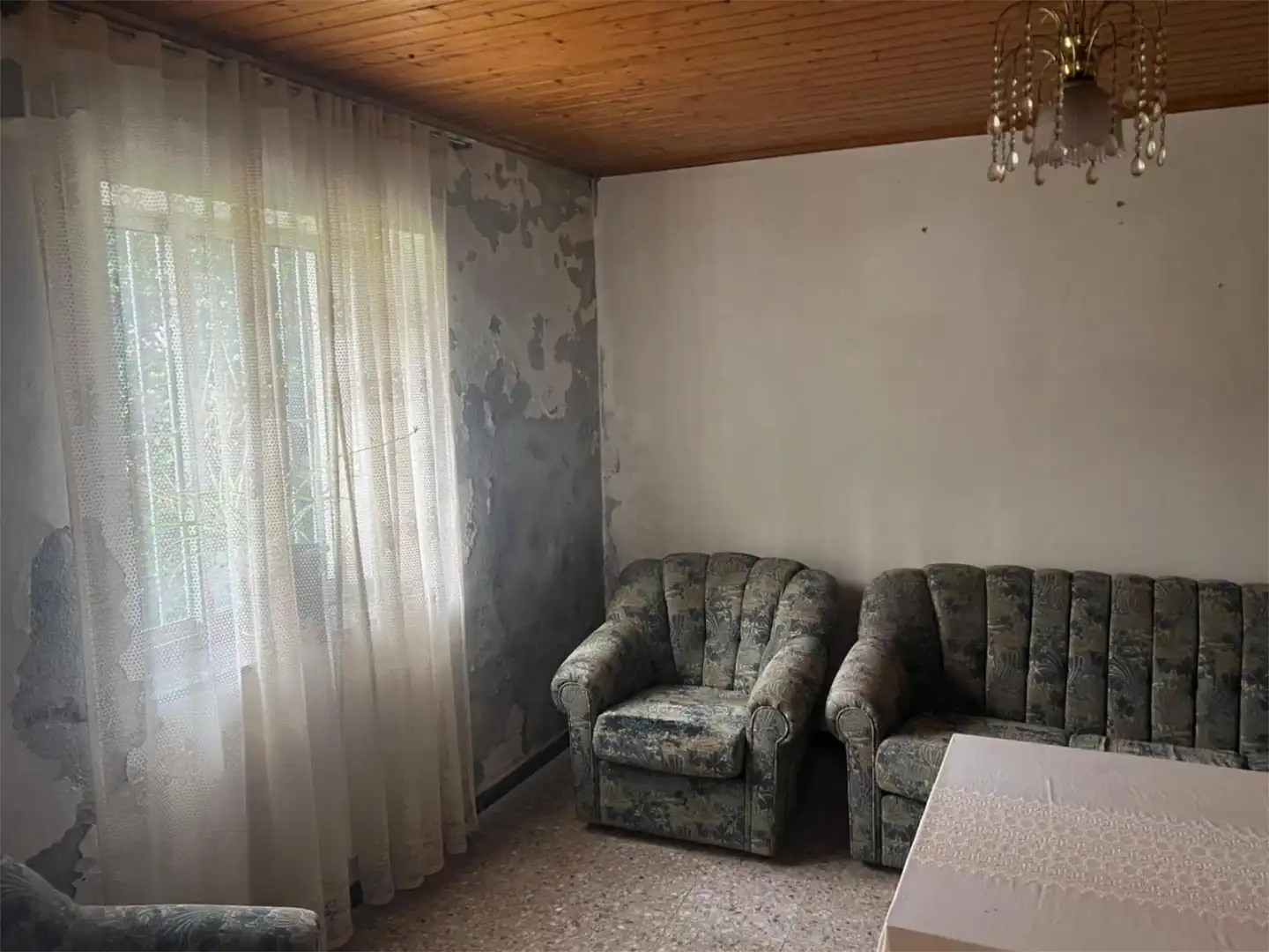 Sala d'estar de Finca rústica en venda en A Laracha  