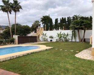 Jardí de Casa o xalet de lloguer en Calpe / Calp amb Aire condicionat, Terrassa i Piscina