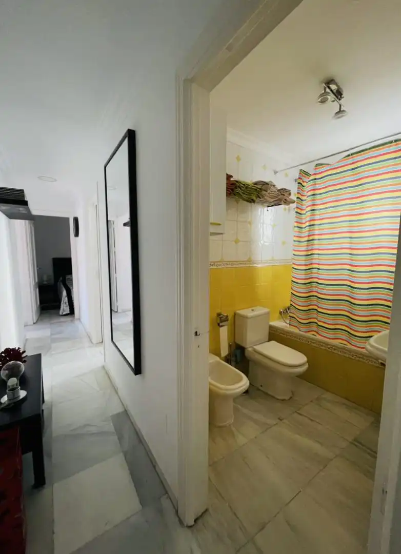 Bathroom of Flat for rent in Málaga Capital  with Air Conditioner and Balcony