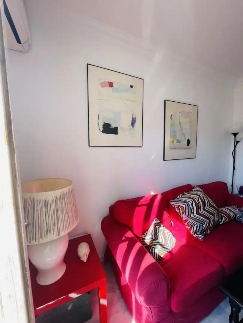Living room of Flat for rent in Málaga Capital  with Air Conditioner and Balcony