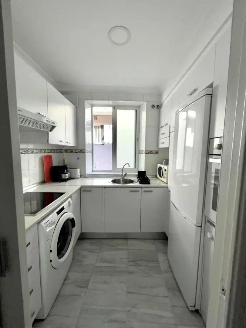Kitchen of Flat for rent in Málaga Capital  with Air Conditioner and Balcony