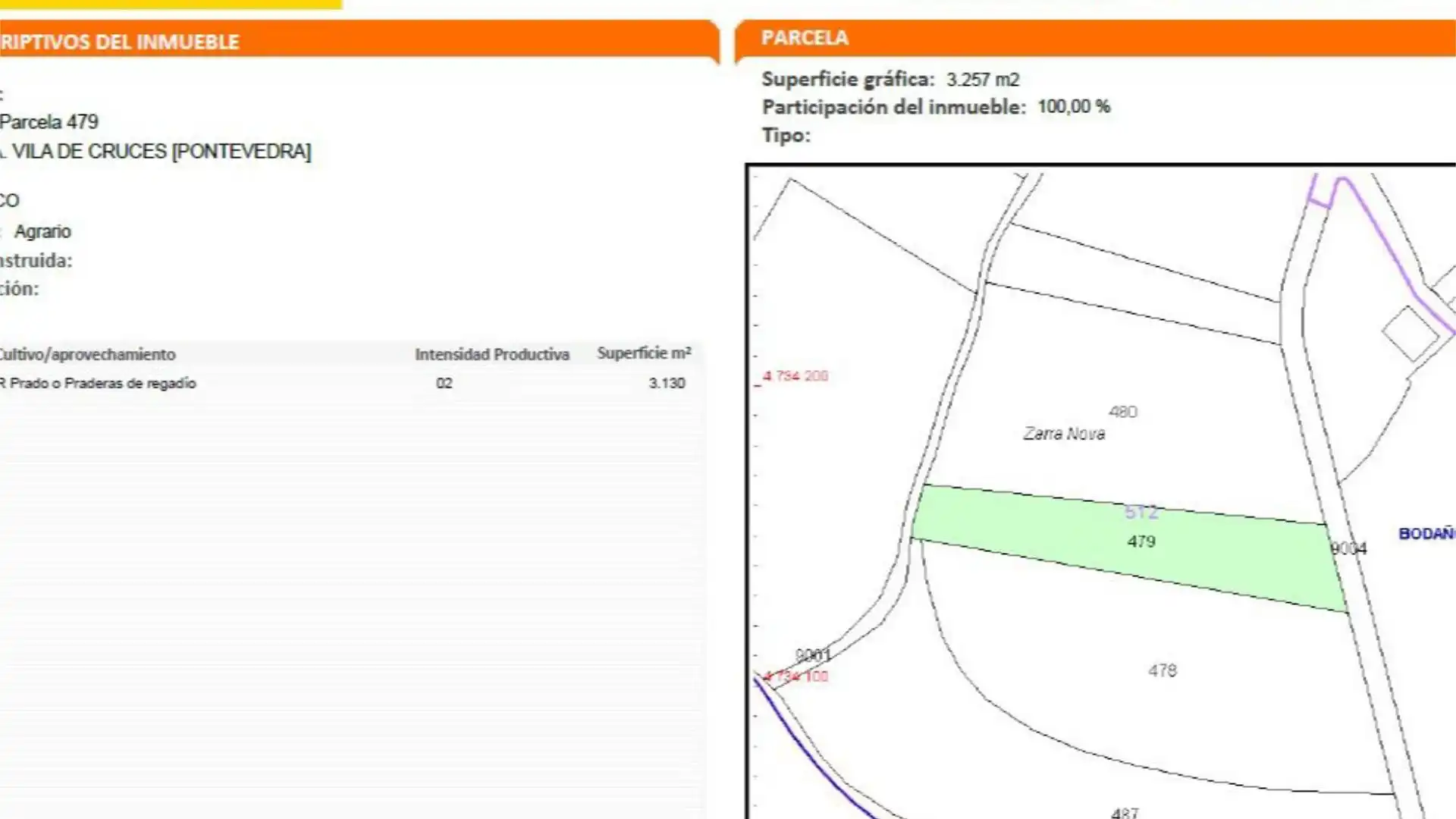 Terreno en venta en PO-205, 9, Vila de Cruces Terreno en venta en Vila de Cruces