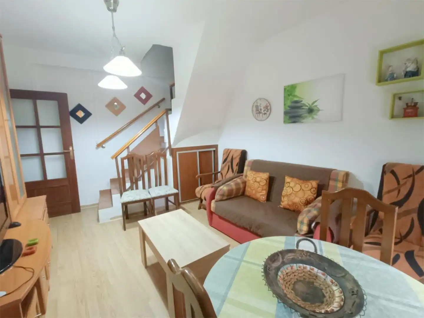 Piso en venta en Calle Ancha, 33, Arenas de San Juan Sala de estar de Piso en venta en Arenas de San Juan con Aire acondicionado, Calefacción y Amueblado