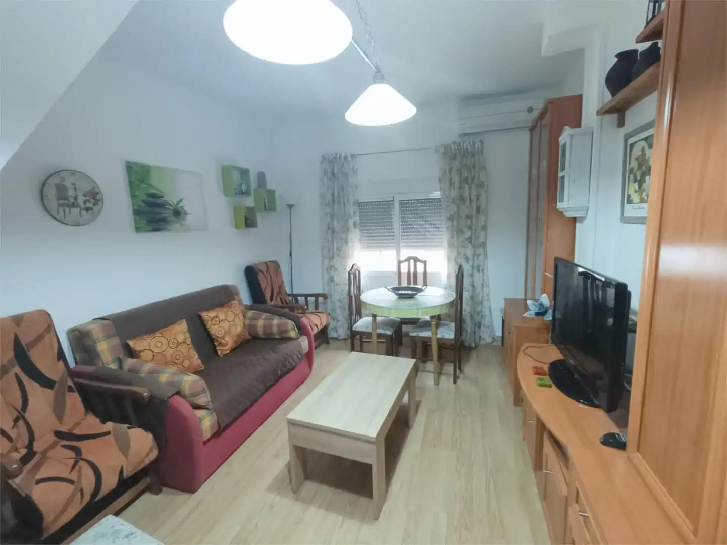 Piso en venta en Calle Ancha, 33, Arenas de San Juan Sala de estar de Piso en venta en Arenas de San Juan con Aire acondicionado, Calefacción y Amueblado