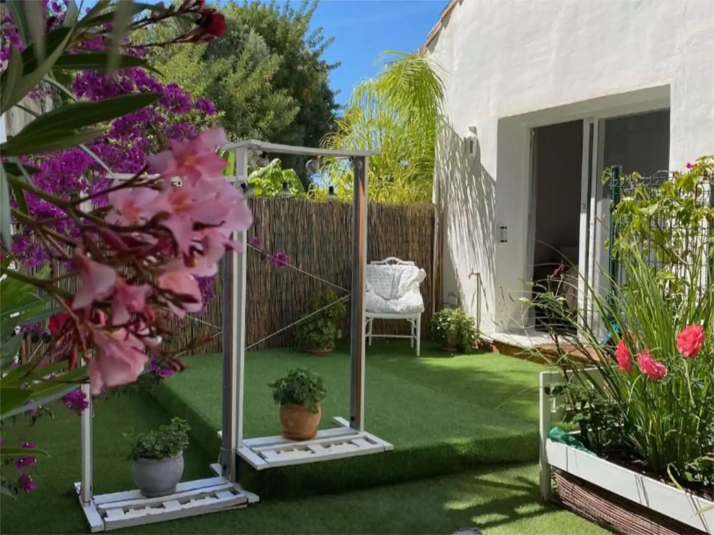 Wohnung zum Verkauf in A-7176, 21, Istán Garten von Wohnung zum Verkauf in Istán mit Klimaanlage, Terrasse und Schwimmbad