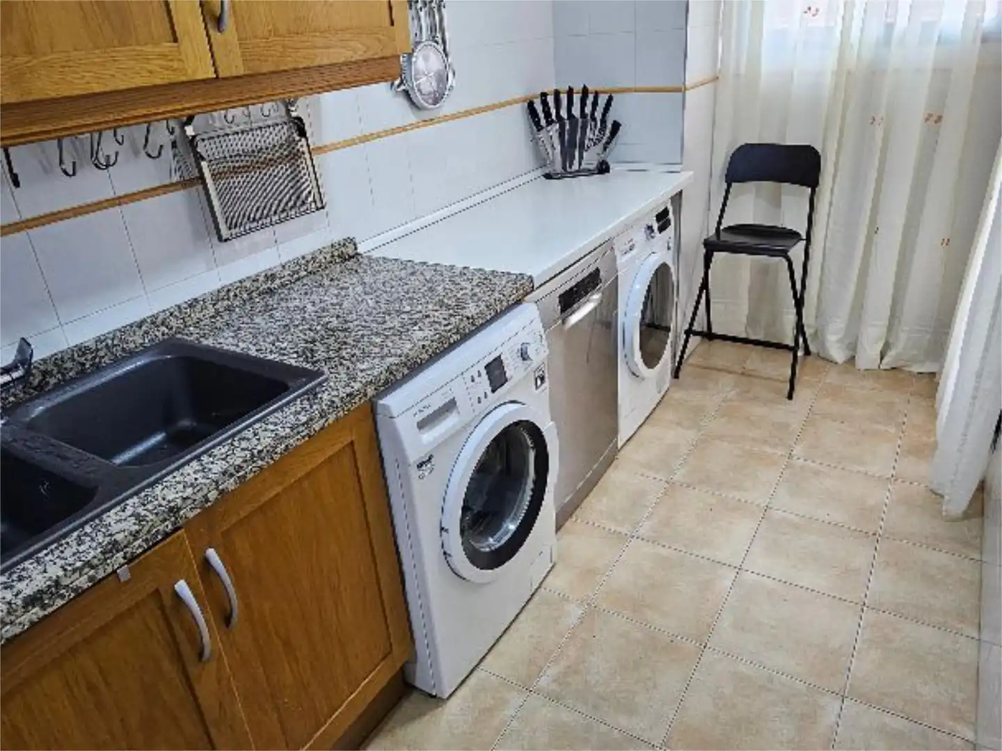 Wohnung zum Verkauf in Avenida Suroeste, 47, La Vall d'Uixó Küche von Wohnung zum Verkauf in La Vall d'Uixó mit Klimaanlage und Balkon
