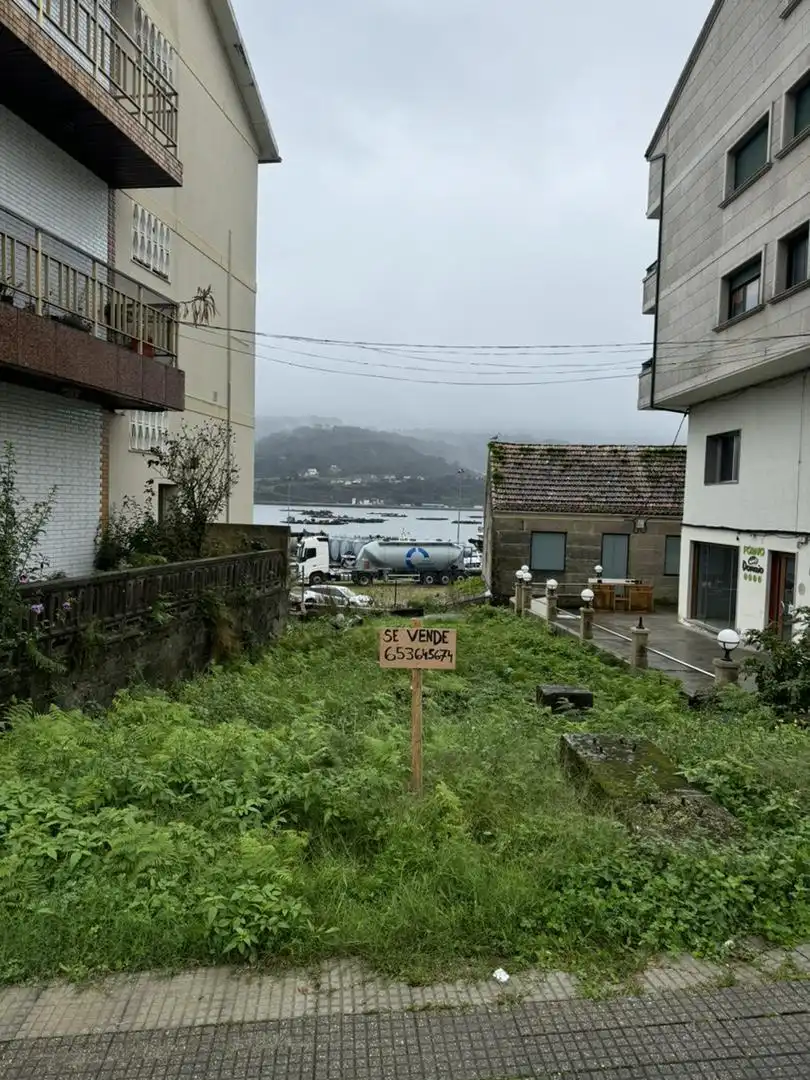 Exterior view of Constructible Land for sale in Moaña
