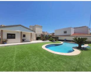 Swimming pool of House or chalet for sale in Roquetas de Mar  with Air Conditioner, Private garden and Terrace