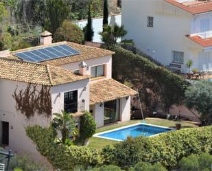 Exterior view of House or chalet to rent in Sitges  with Air Conditioner, Terrace and Swimming Pool