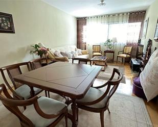 Dining room of Flat to rent in  Madrid Capital  with Heating, Parquet flooring and Community parking