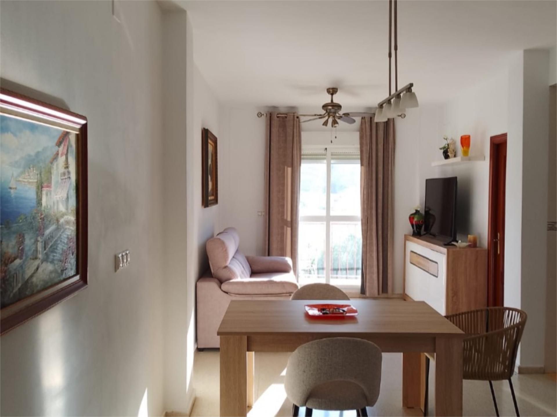 Living room of Flat to rent in Gualchos  with Swimming Pool, Furnished and Balcony