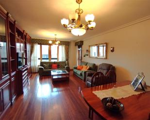 Living room of Flat for sale in Cuenca Capital  with Heating, Parquet flooring and Terrace