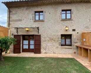 Exterior view of Country house to rent in Torroella de Fluvià  with Air Conditioner, Heating and Private garden