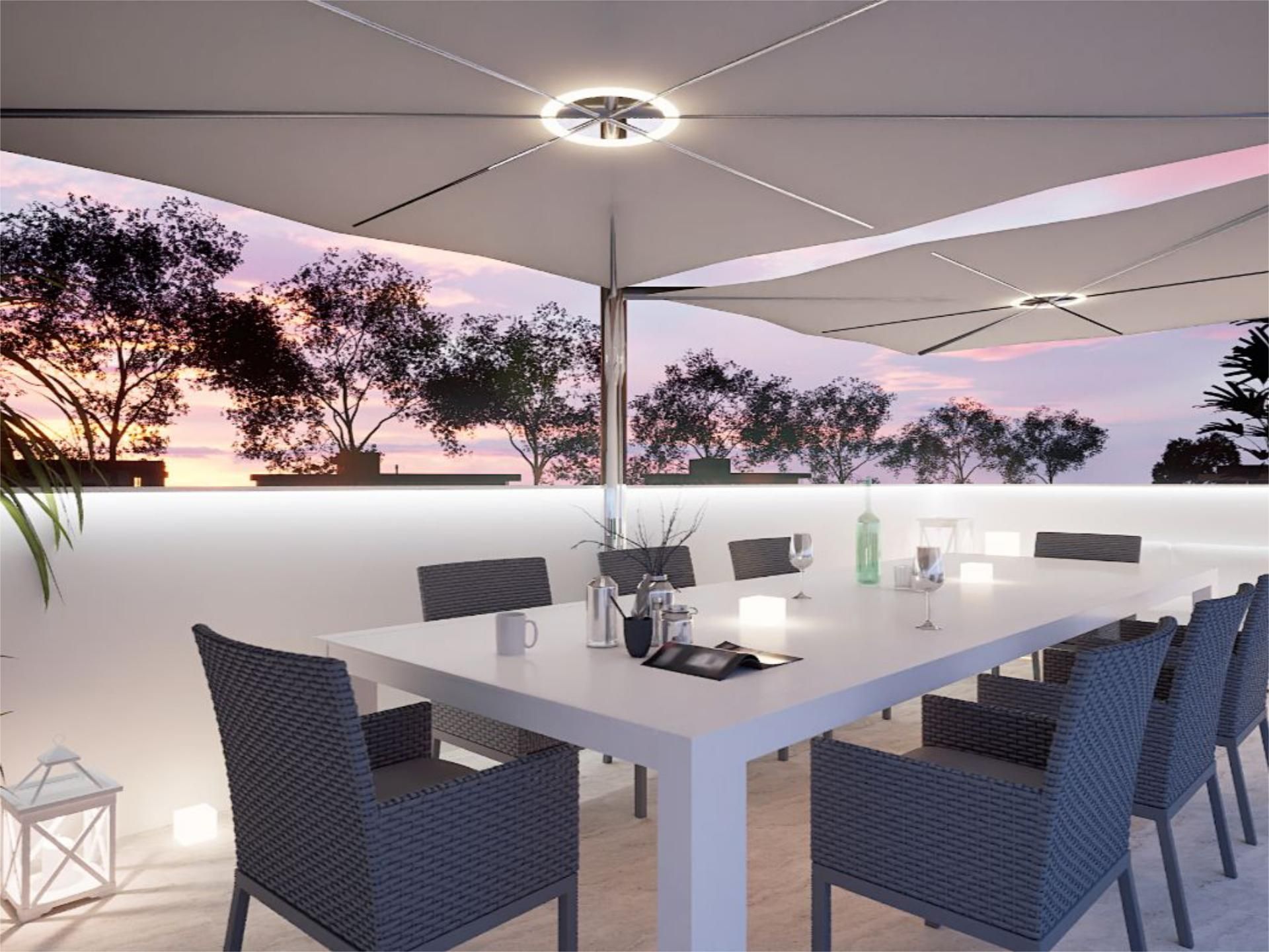 Terrace of Single-family semi-detached for sale in Marbella  with Air Conditioner, Terrace and Swimming Pool