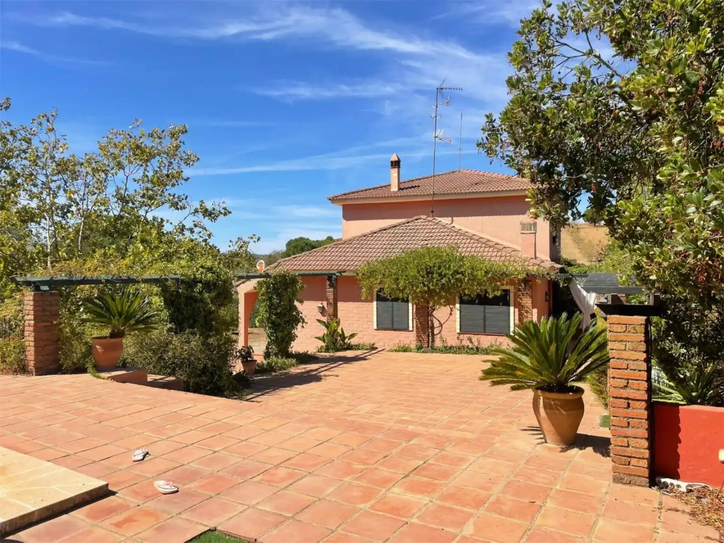 Casa o chalet en venta en Diseminado Camino Santos, 12, Zafra Vista exterior de Casa o chalet en venta en Zafra con Aire acondicionado y Piscina