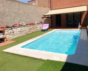 Swimming pool of Single-family semi-detached for sale in Agramunt  with Terrace and Swimming Pool