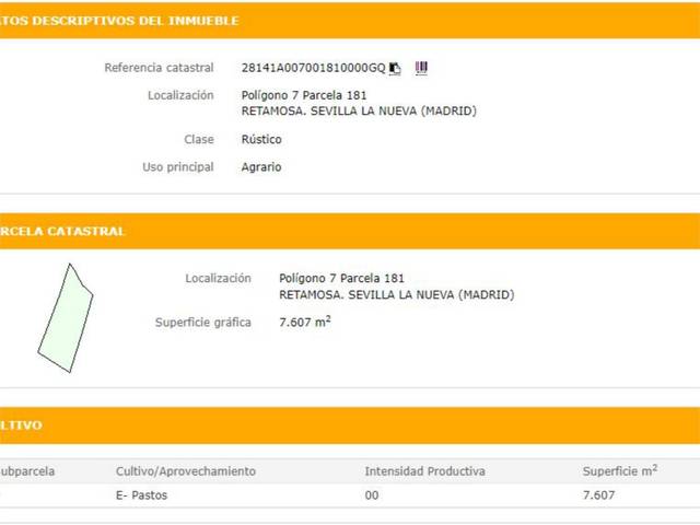 Terreno en Venta en Plaza de Sevilla, 3 en Sevilla la Nueva
