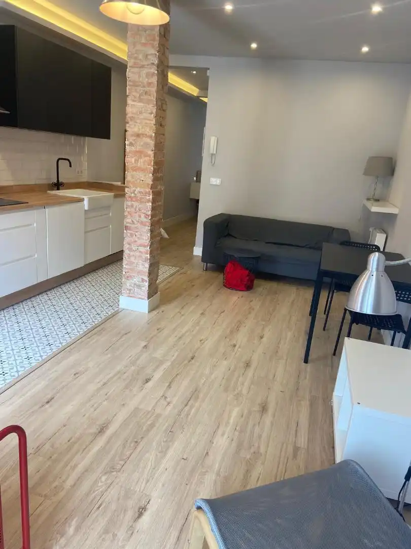 Sala d'estar de Pis en venda en Burgos amb Calefacció, Parquet i Moblat