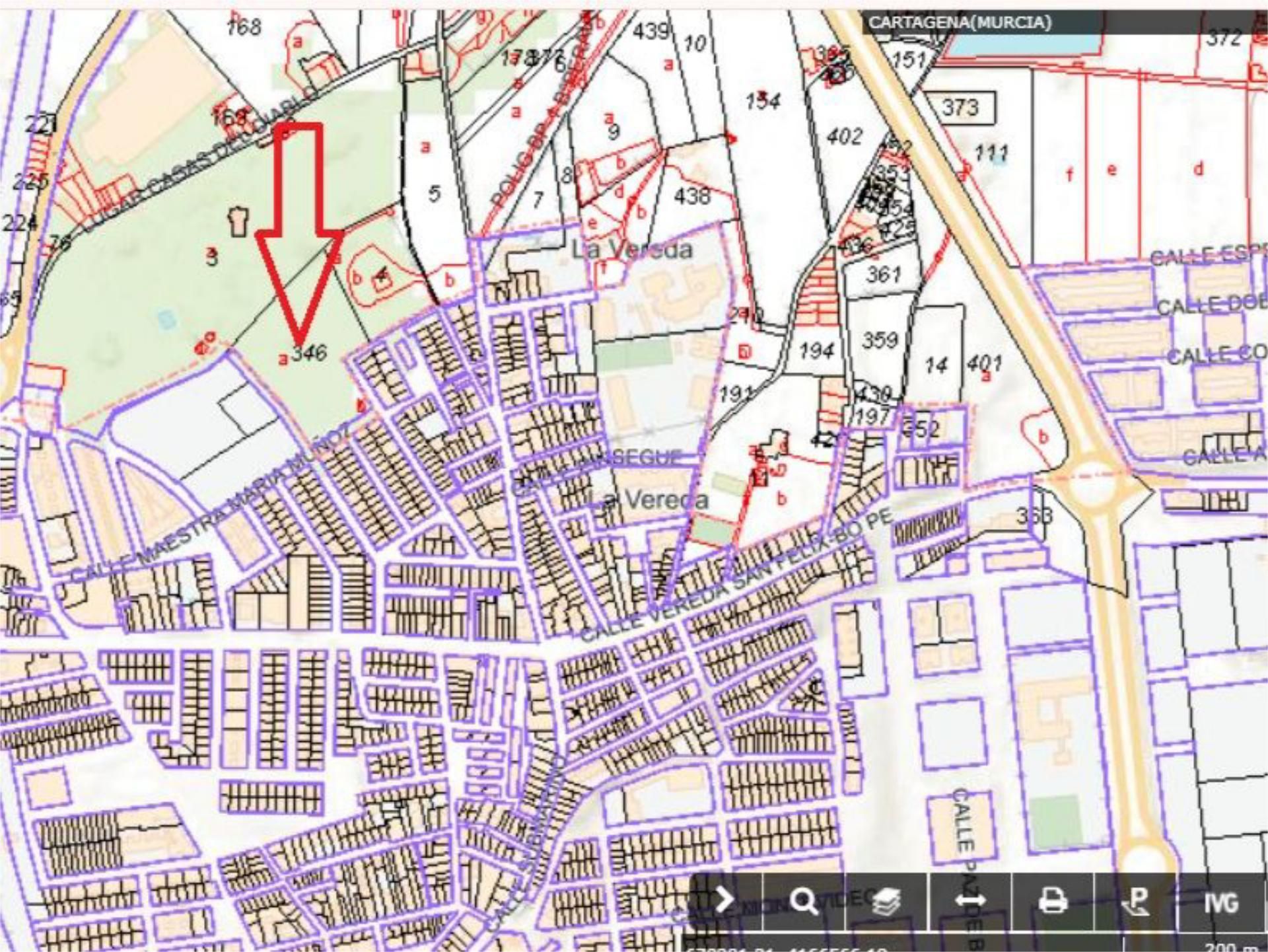 Exterior view of Constructible Land for sale in Cartagena