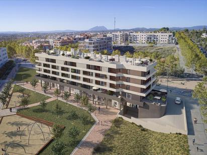 Vista exterior de Pis en venda en Sant Cugat del Vallès amb Terrassa