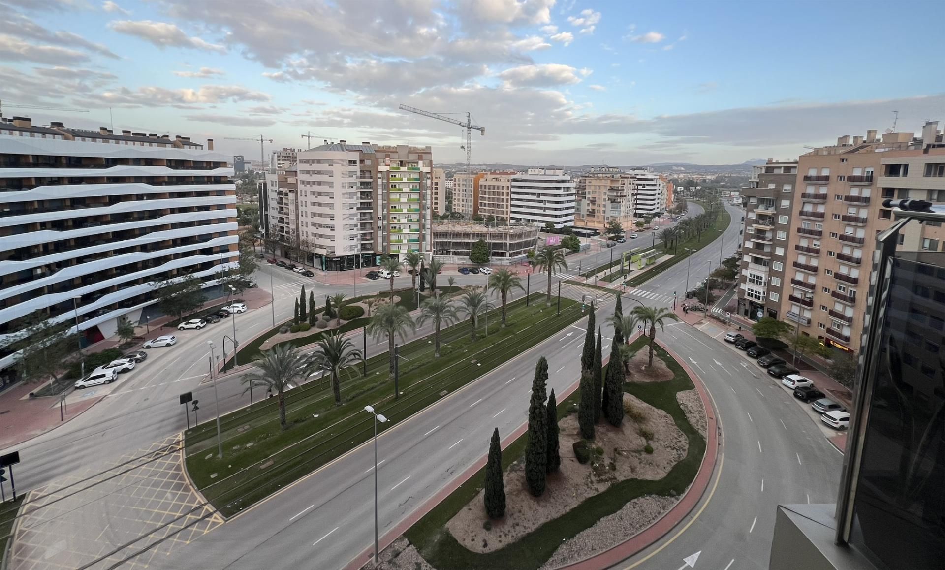 Exterior view of Attic for sale in  Murcia Capital  with Air Conditioner and Terrace