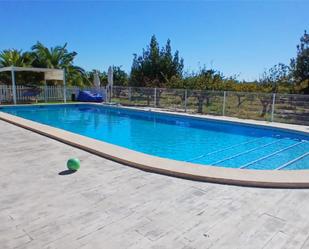 Swimming pool of House or chalet for sale in Agost  with Air Conditioner, Heating and Private garden