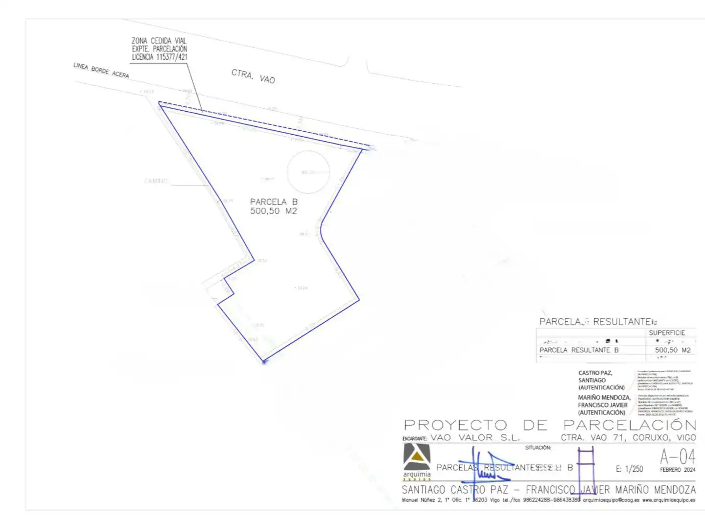 Land for sale in Estrada do Vao, 73, Coruxo - Oia - Saiáns Land for sale in Vigo