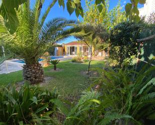 Jardí de Casa o xalet de lloguer en Dénia amb Aire condicionat, Terrassa i Piscina