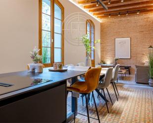 Dining room of Flat for sale in  Barcelona Capital  with Air Conditioner and Balcony