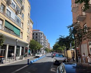 Exterior view of Flat for sale in  Madrid Capital  with Heating, Parquet flooring and Video intercom