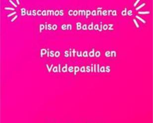 Dormitori de Pis per a compartir en Badajoz Capital amb Calefacció, Terrassa i Moblat