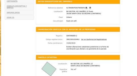 Foto 3 de Terreno en venta en Barrio Sector 102, 22, Maoño - Azoños, Santa Cruz de Bezana