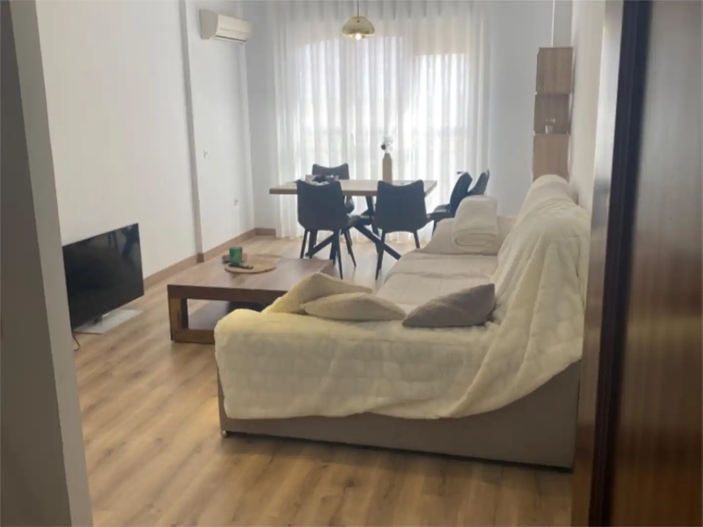 Flat for sale in Calle Mérida, Almendralejo Living room of Flat for sale in Almendralejo with Air Conditioner, Heating and Parquet flooring