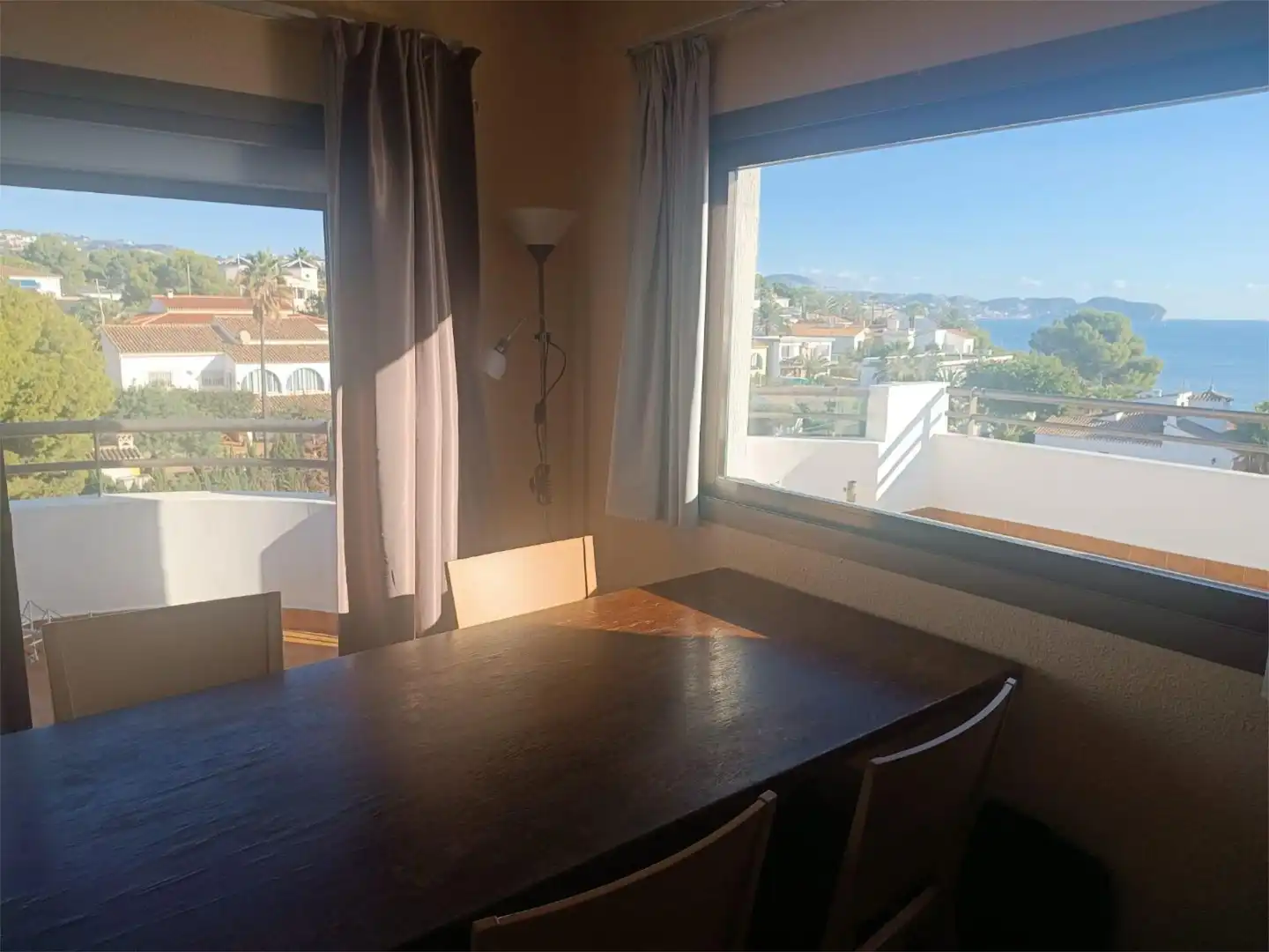 Flat for sale in La Caleta, La Caleta - La Calalga - Les Bassetes Dining room of Flat for sale in Calpe / Calp with Air Conditioner, Heating and Private garden