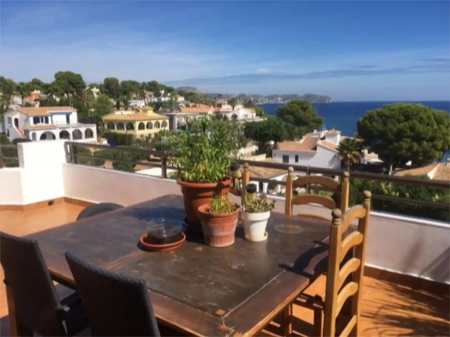 Flat for sale in La Caleta, La Caleta - La Calalga - Les Bassetes Terrace of Flat for sale in Calpe / Calp with Air Conditioner, Heating and Private garden