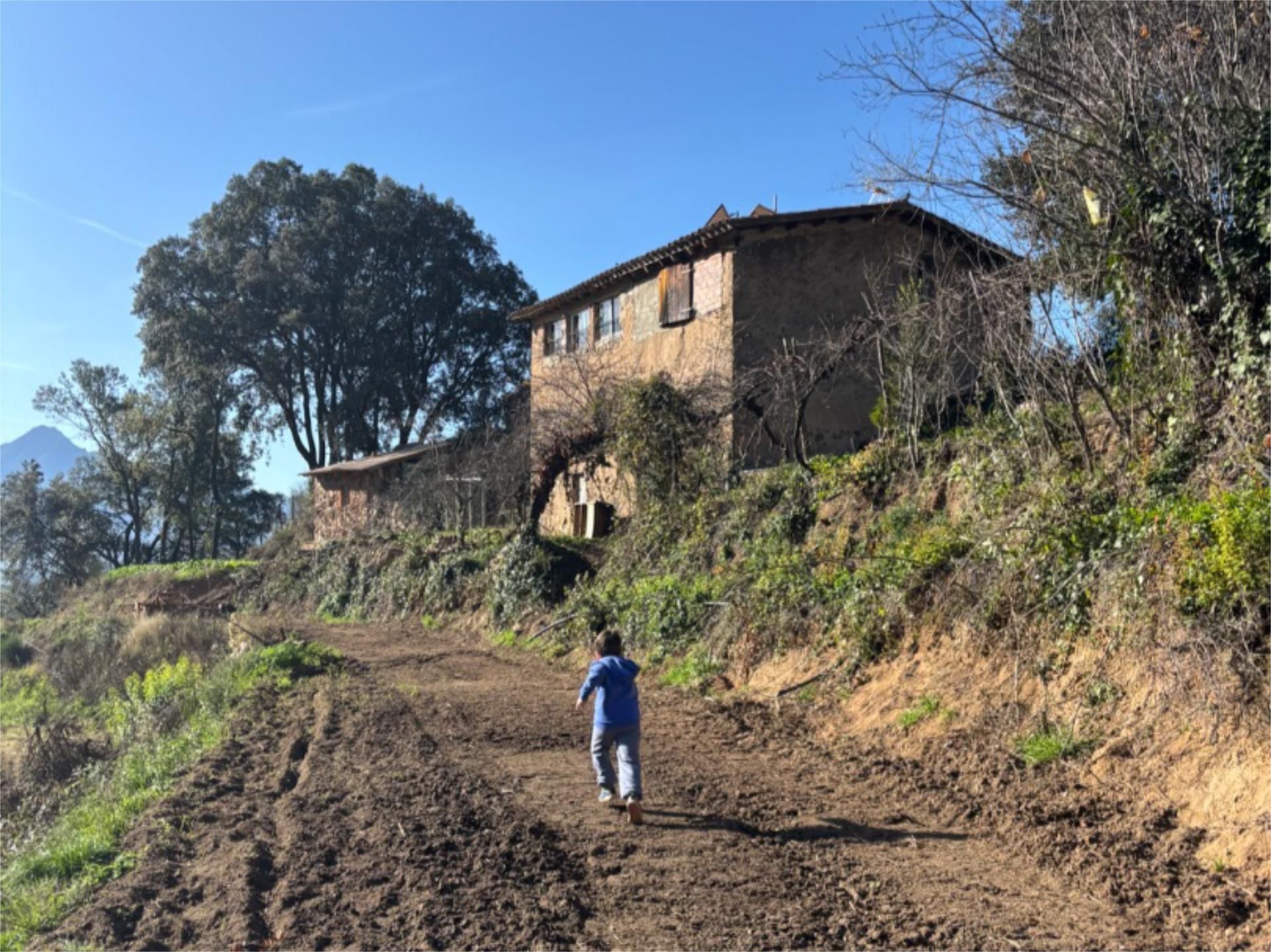 Vista exterior de Finca rústica en venda en Sant Hilari Sacalm amb Jardí privat i Traster