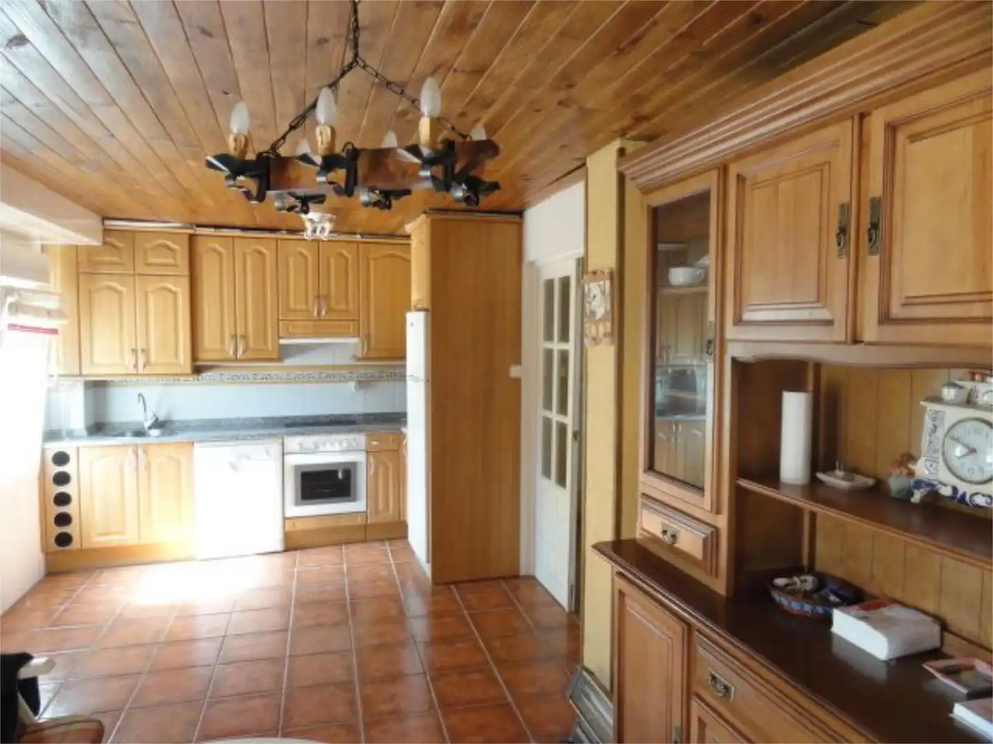 Cocina de Casa adosada en venta en Oña con Calefacción, Jardín privado y Parquet