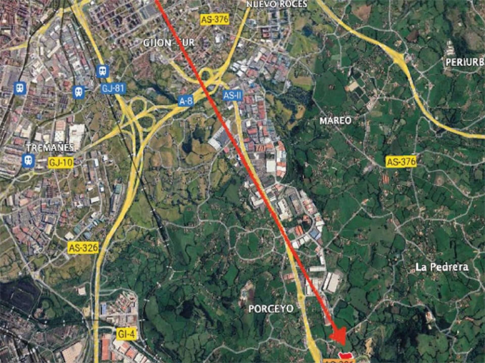 Exterior view of Constructible Land for sale in Gijón 