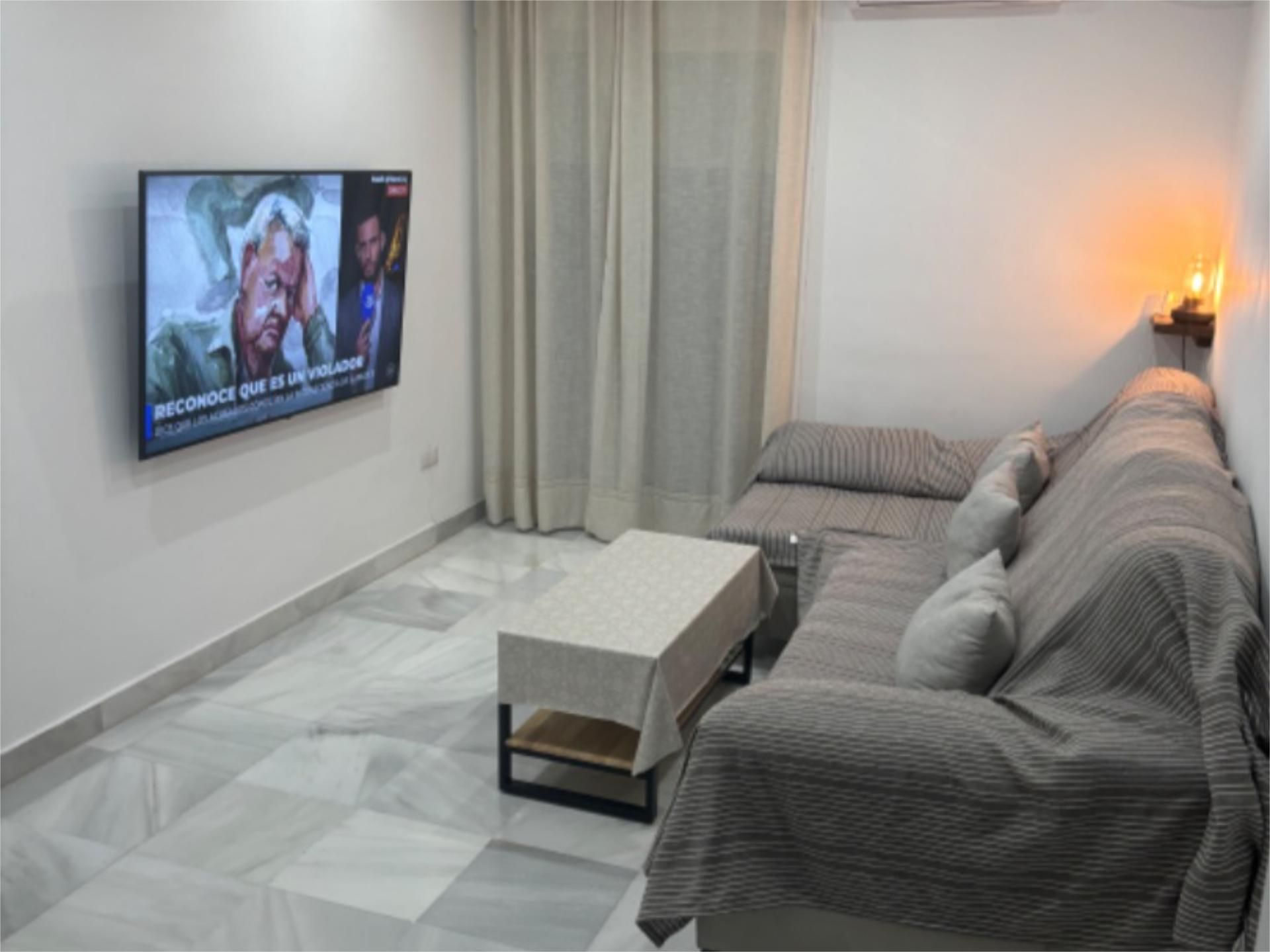 Living room of Flat for sale in Coria del Río  with Air Conditioner, Terrace and Balcony