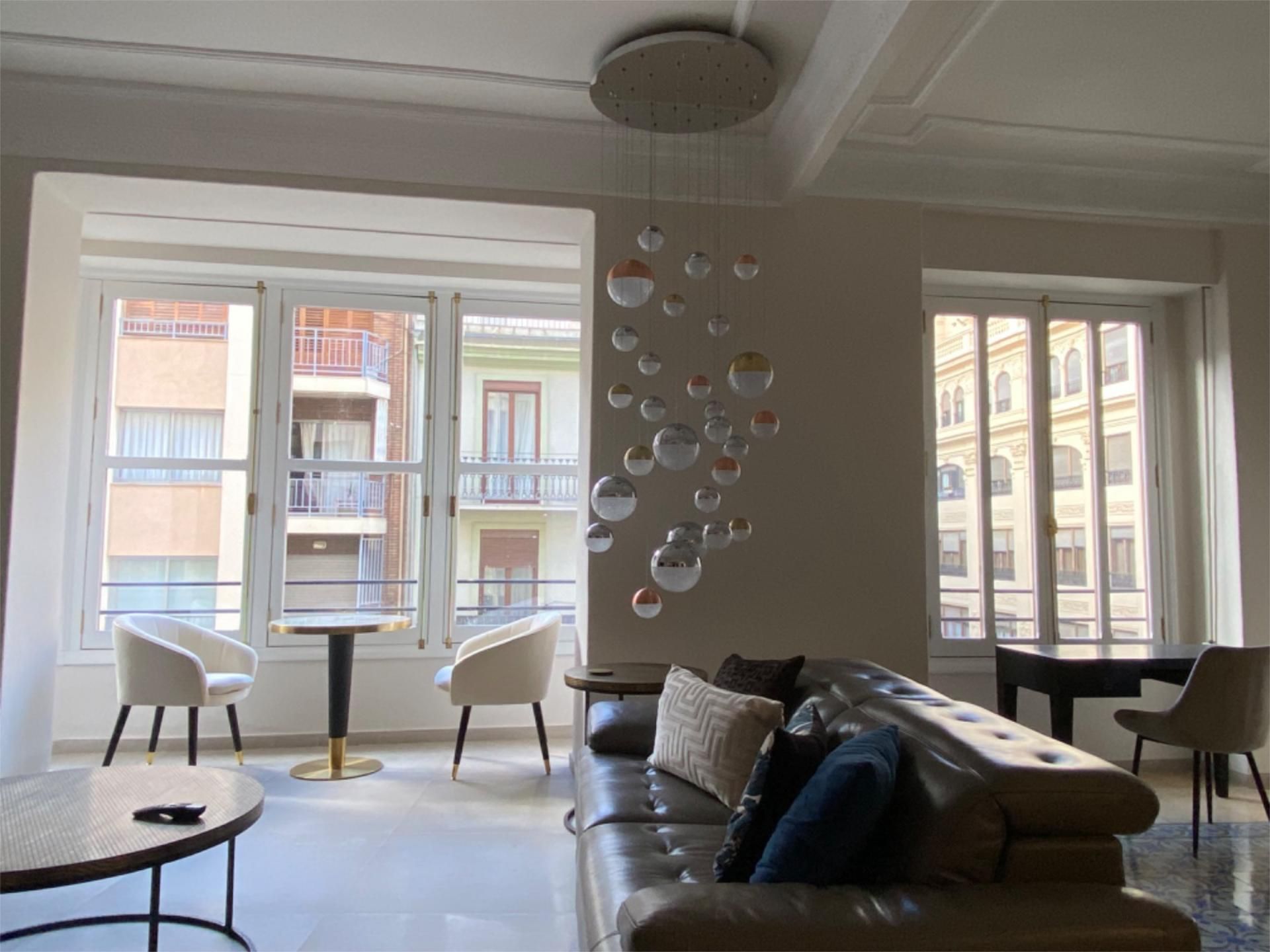 Sala d'estar de Pis de lloguer en  Valencia Capital amb Aire condicionat
