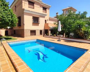 Swimming pool of House or chalet for sale in Vegas del Genil  with Air Conditioner, Terrace and Swimming Pool