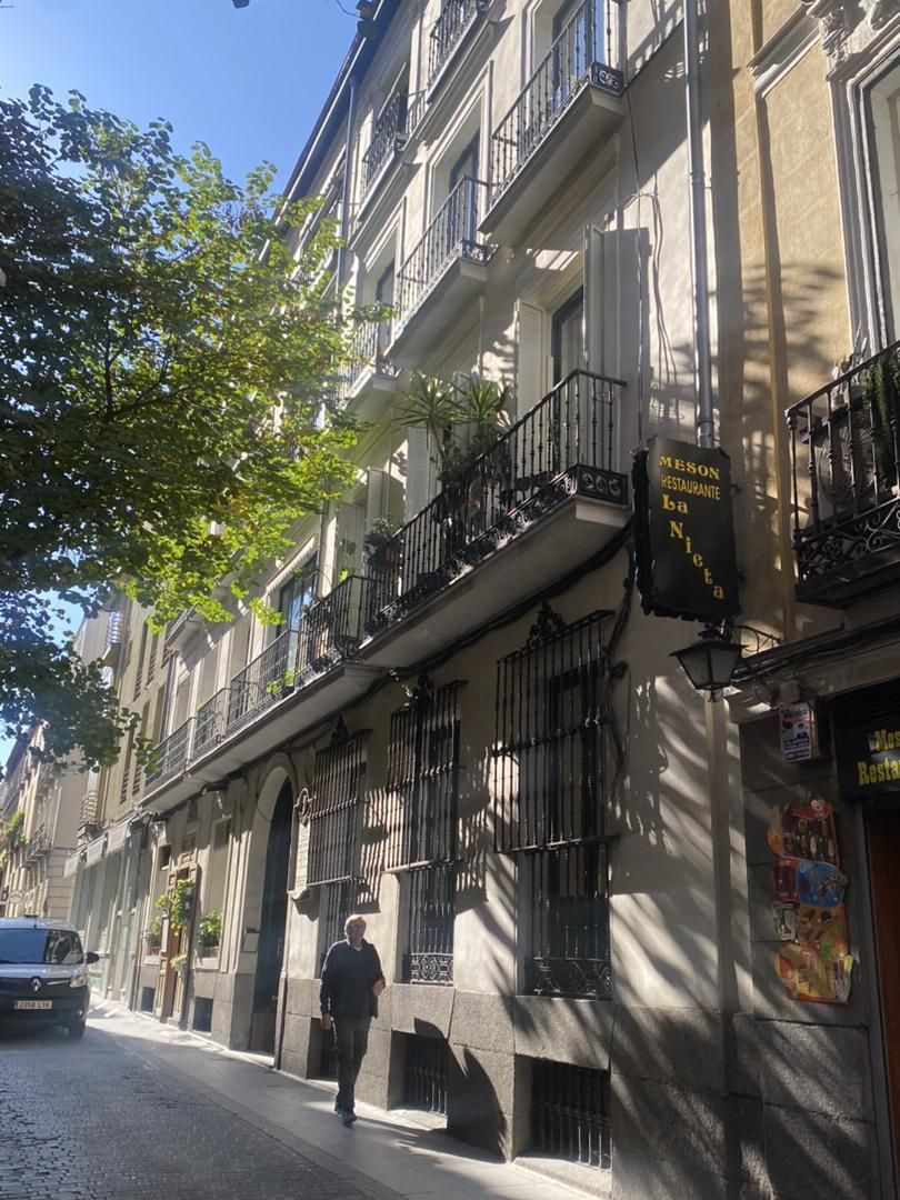 Exterior view of Flat for sale in  Madrid Capital  with Air Conditioner, Heating and Private garden