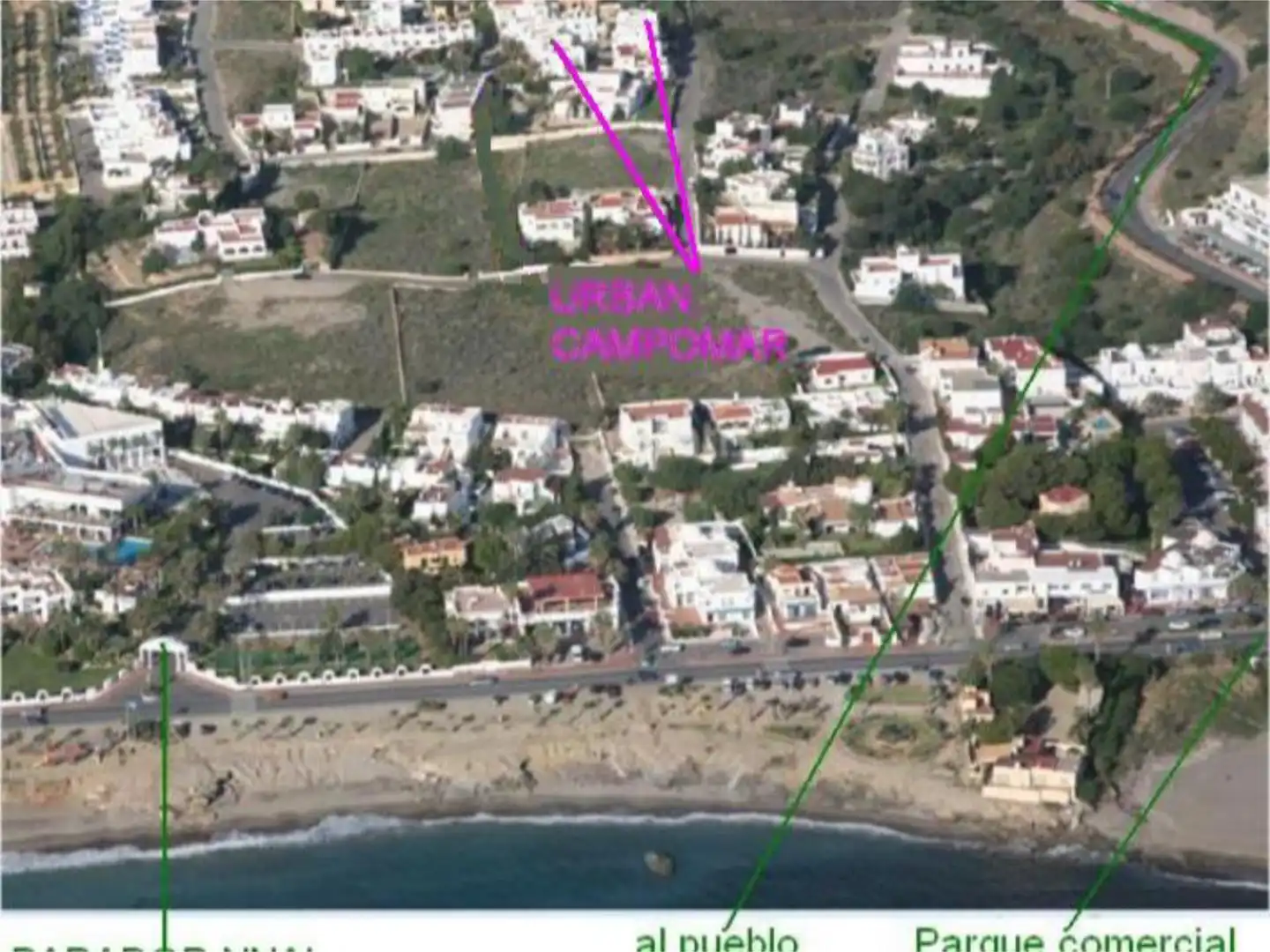 Wohnungen zur Miete in Calle Jaen, 11, Vista de los Ángeles Außenansicht von Wohnungen zur Miete in Mojácar mit Klimaanlage, Heizung und Privatgarten